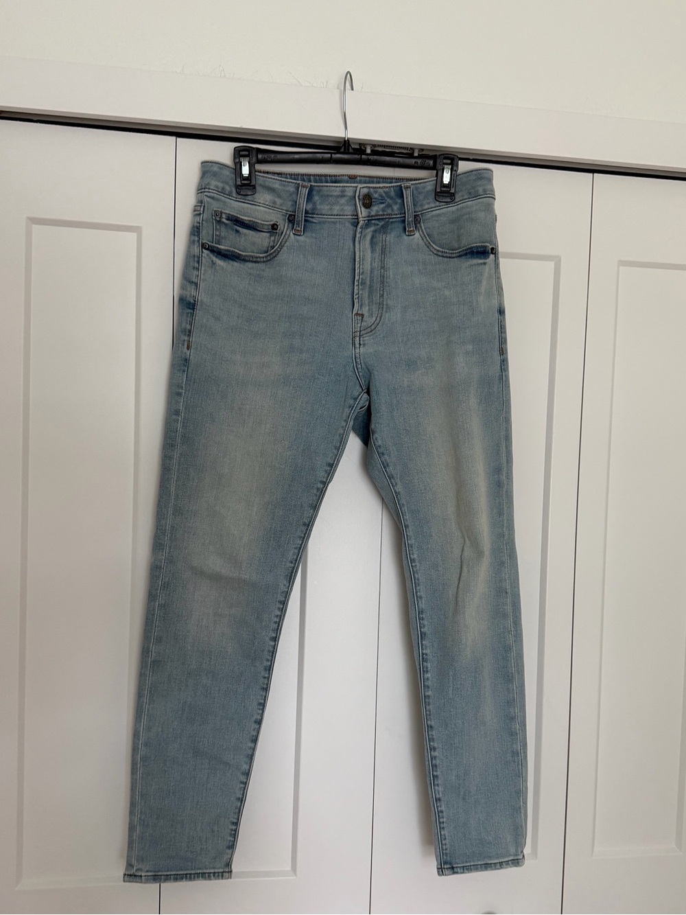 Express Athletic Skinny Light Blue Jeans